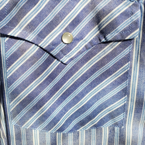 Vintage Men's Plains Western Wear XLT Long Sleeve Button Up Shirt - Picture 3 of 7